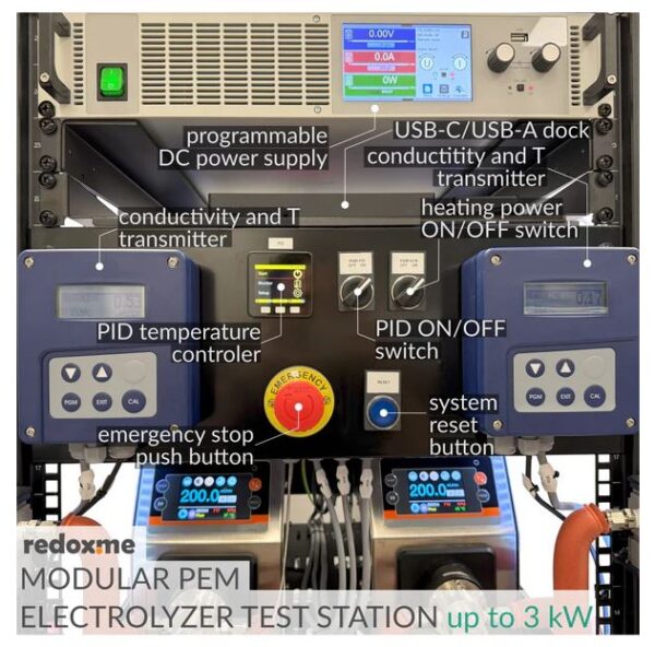 Pem Injector Testing Modular PEM Electrolyzer Test Station up to 3 kW (redox.me)
